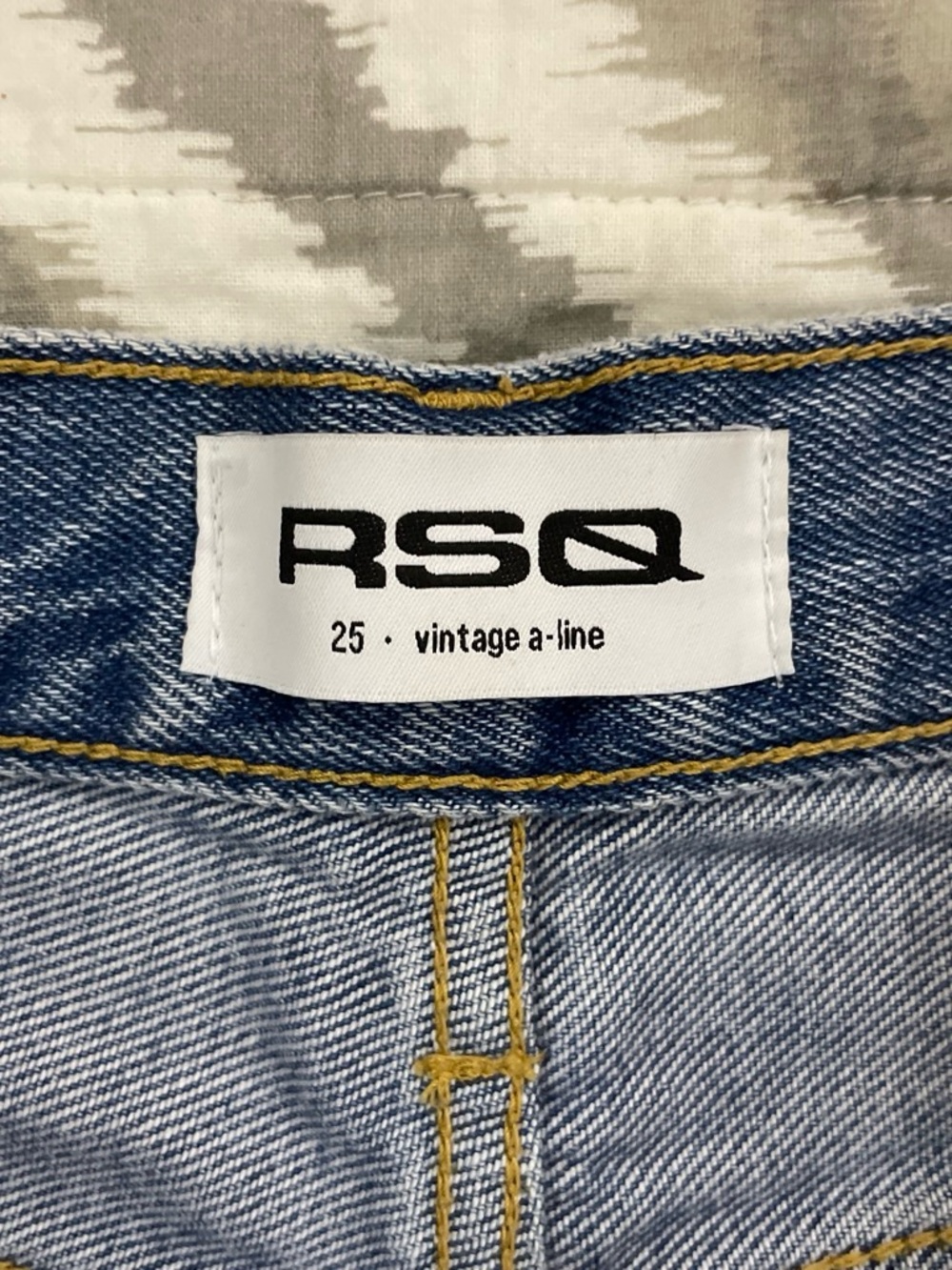 RSQ Light Blue Vintage A-Line Jean Shorts